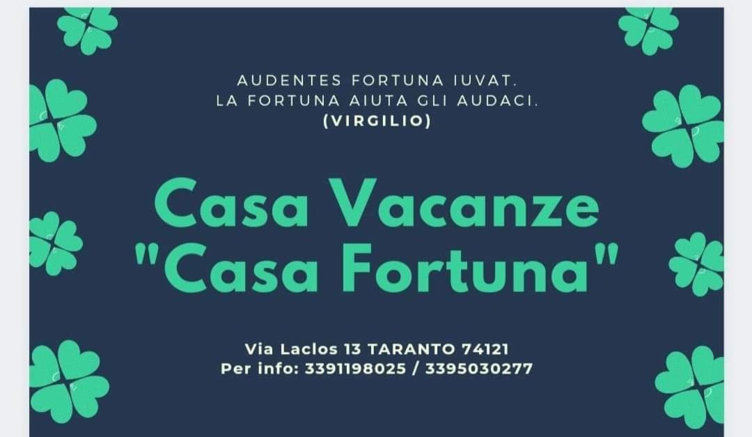 タラントCasa Vacanze : Casa Fortunaアパートメント エクステリア 写真